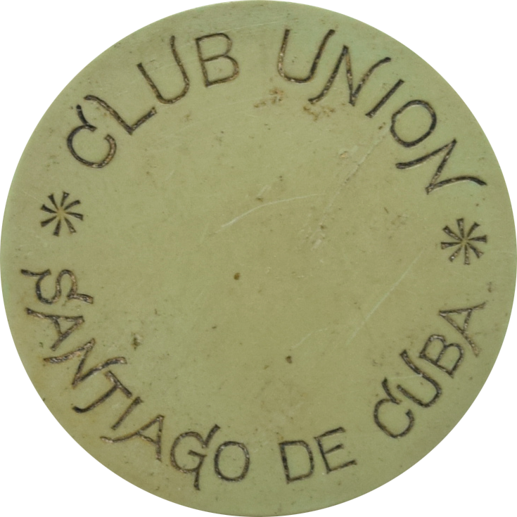 Club Union Casino Santiago de Cuba $4 Chip