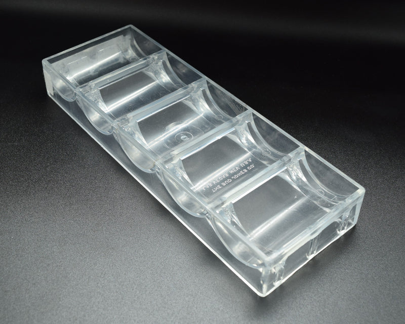 Bud Jones Clear USED Plastic Tray For 100 Chips