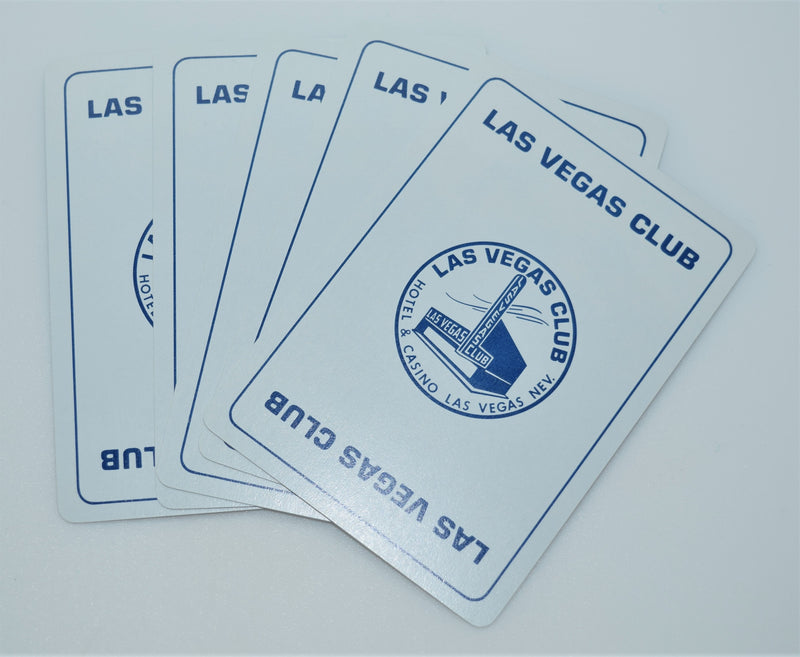 Las Vegas Club New Blue Playing Cards Las Vegas Nevada