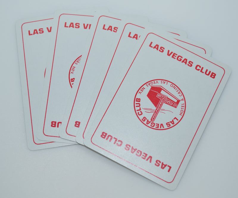 Las Vegas Club New Red Playing Cards Las Vegas Nevada