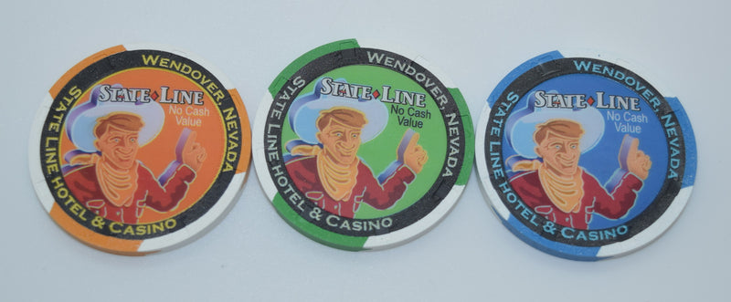 State Line Hotel and Casino 300 Chips Set