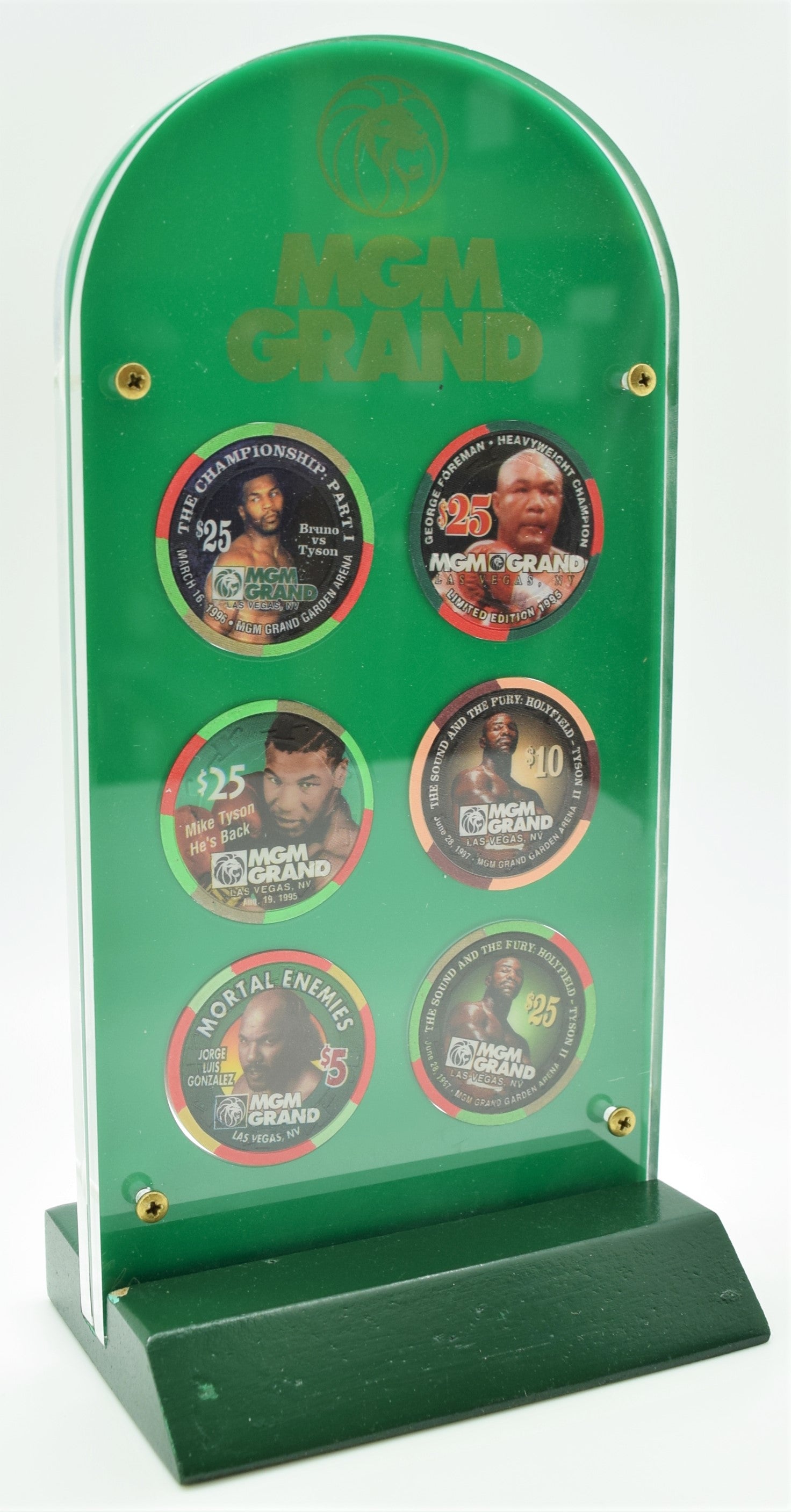 Mike Tyson II (11.4.95) shops $25 MGM Grand Casino Chip