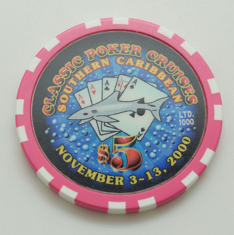 Classic Poker Cruises Southern Caribbean $5 Chip