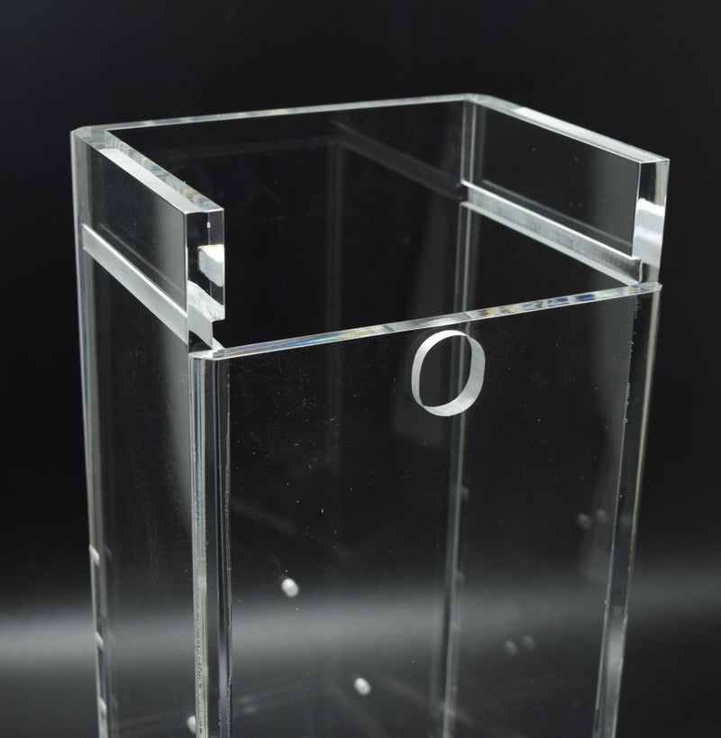 Slide-Bottom Locking Acrylic Toke Box