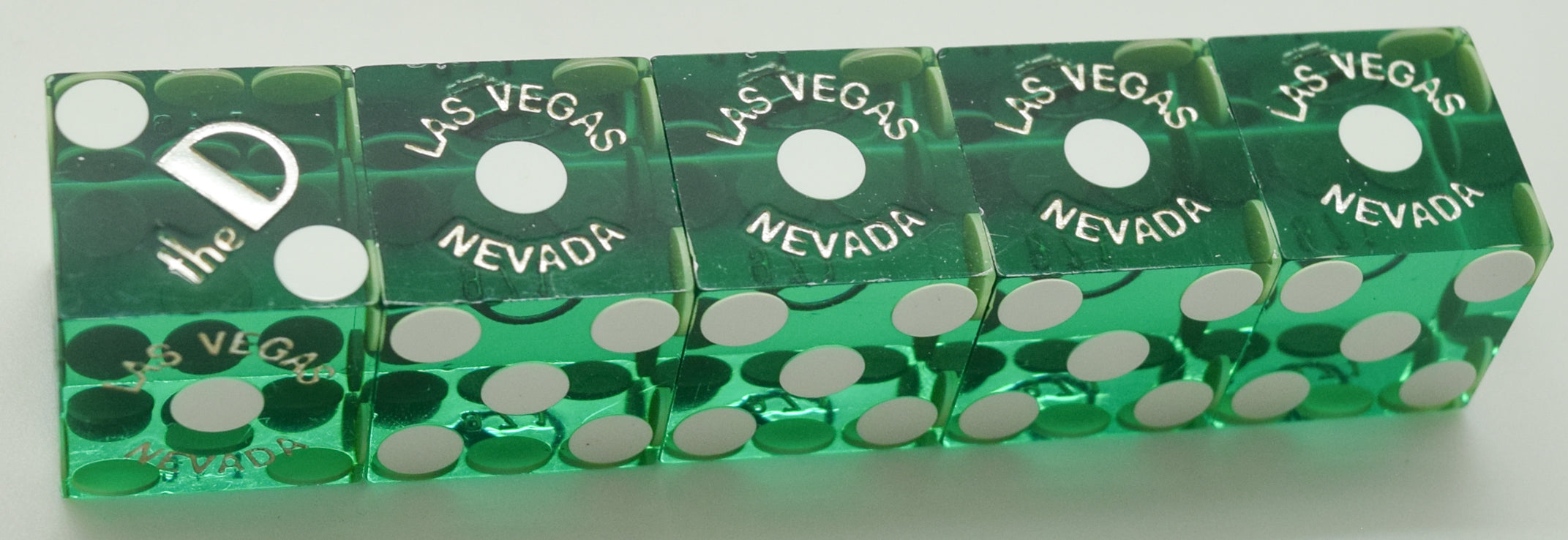 The D Hotel and Casino Green Stick of Dice