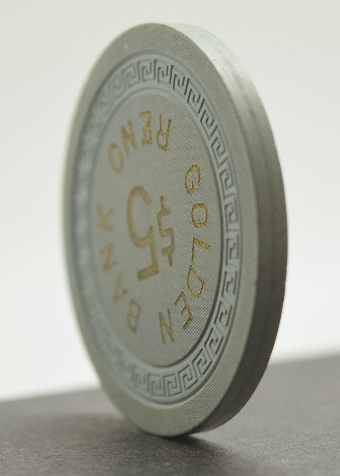 Golden Bank Club Casino Reno Nevada $5 Chip 1950s