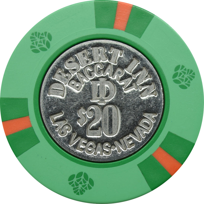 Desert Inn Casino Las Vegas Nevada $20 Baccarat Chip 1980s