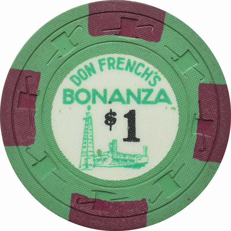 Bonanza Don French's Casino N. Las Vegas Nevada $1 Chip 1967