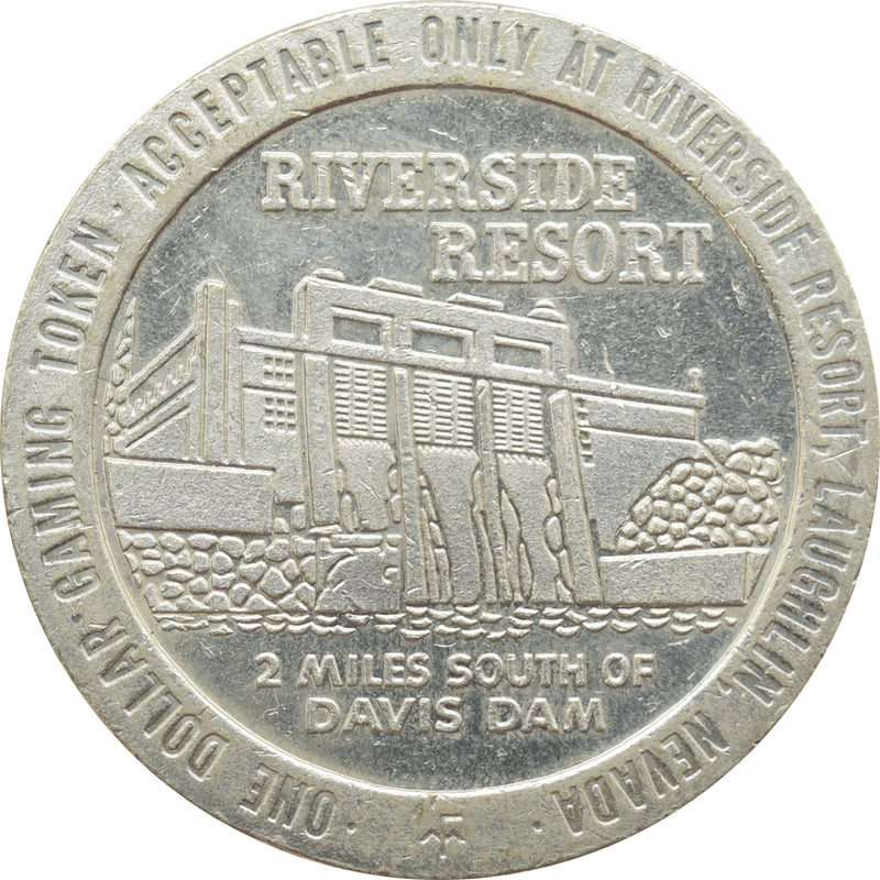 Riverside Resort Casino Laughlin NV $1 Token 1980