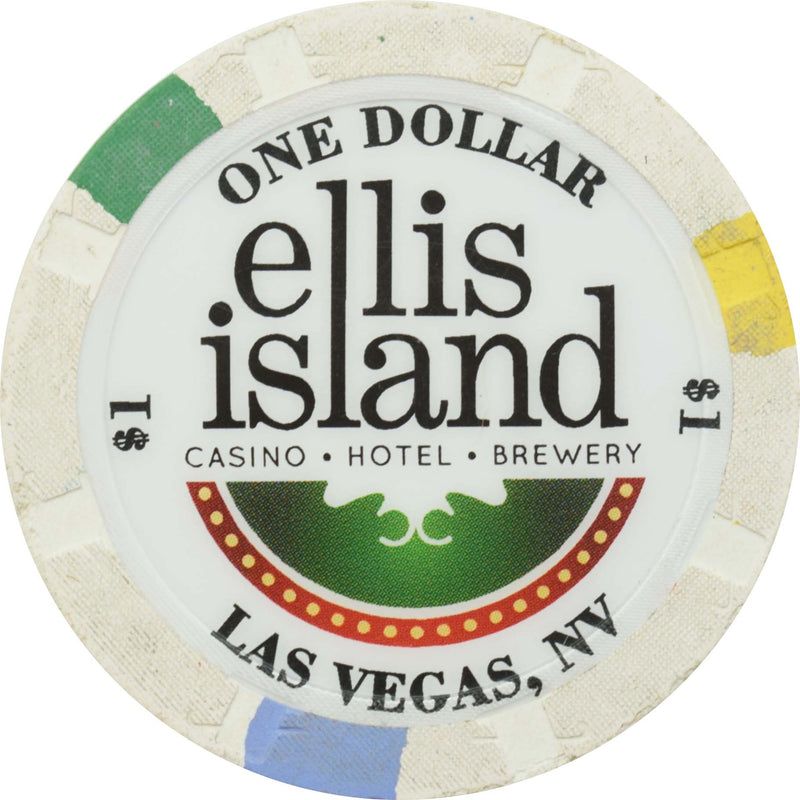 Ellis Island Casino Las Vegas Nevada $1 Chip 2015