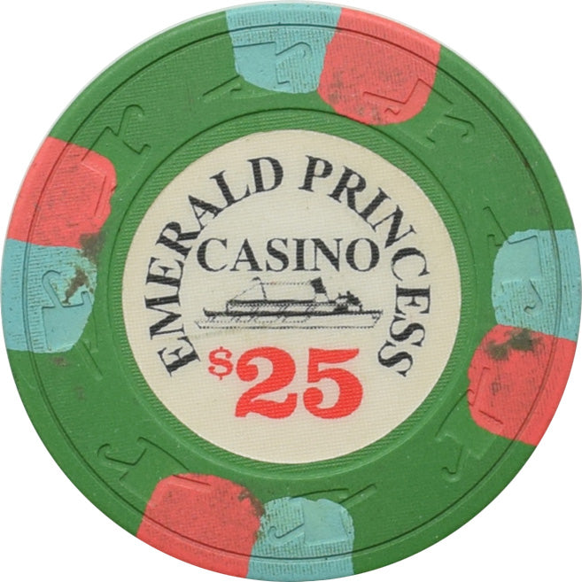 Emerald Princess Casino Day Cruise Brunswick Georgia $25 H&C Chip