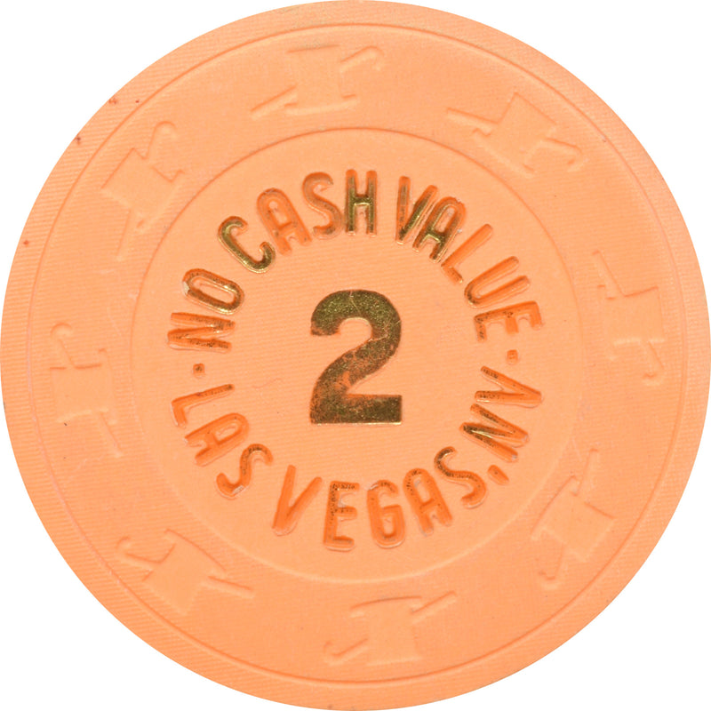 Excalibur Casino Las Vegas Nevada 2 Twin Q Only Chip 1993