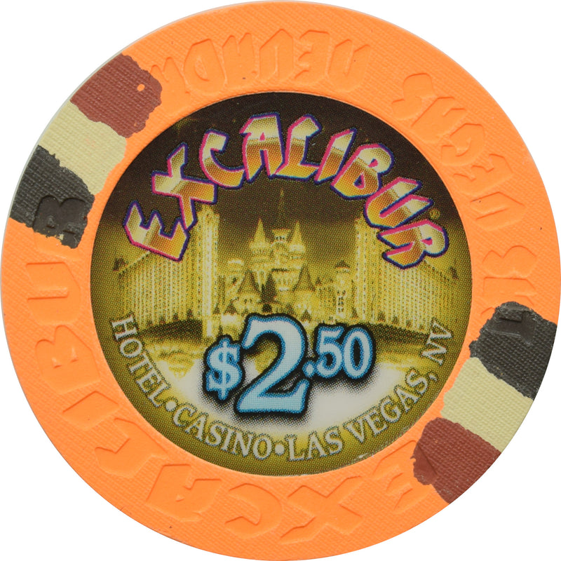 Excalibur Casino Las Vegas Nevada $2.50 Chip 2006