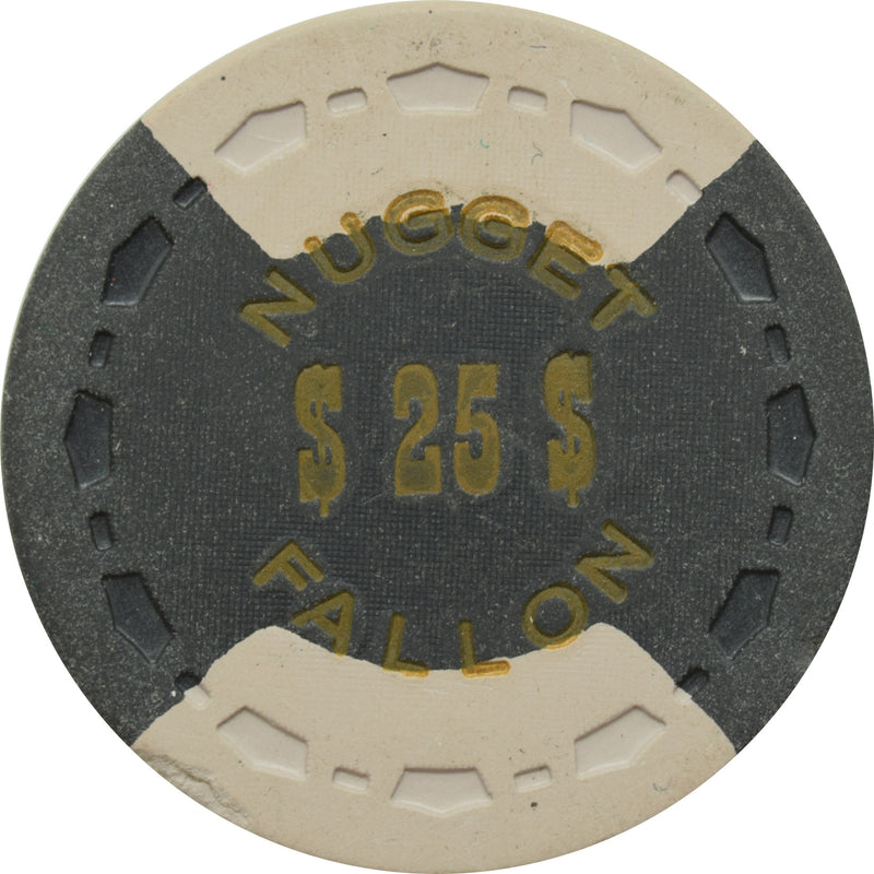 Fallon Nugget Casino Fallon Nevada $25 Chip 1973