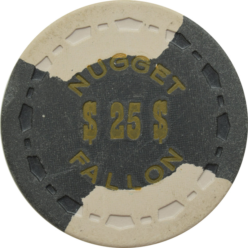 Fallon Nugget Casino Fallon Nevada $25 Chip 1973