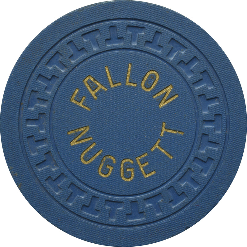 Fallon Nugget Casino Fallon Nevada $25 Chip 1962
