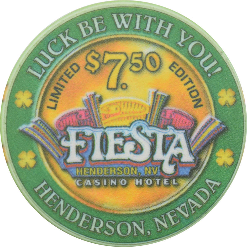 Fiesta Casino Henderson Nevada $7.50 St. Patrick's Day Chip 2003