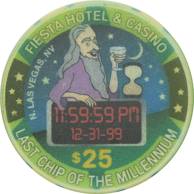Fiesta Casino North Las Vegas Nevada $25 First Chip of the Millennium 2000
