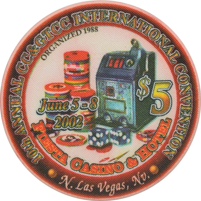 Fiesta Casino North Las Vegas Nevada $5 10th Annual CCGTCC Convention Chip 2002