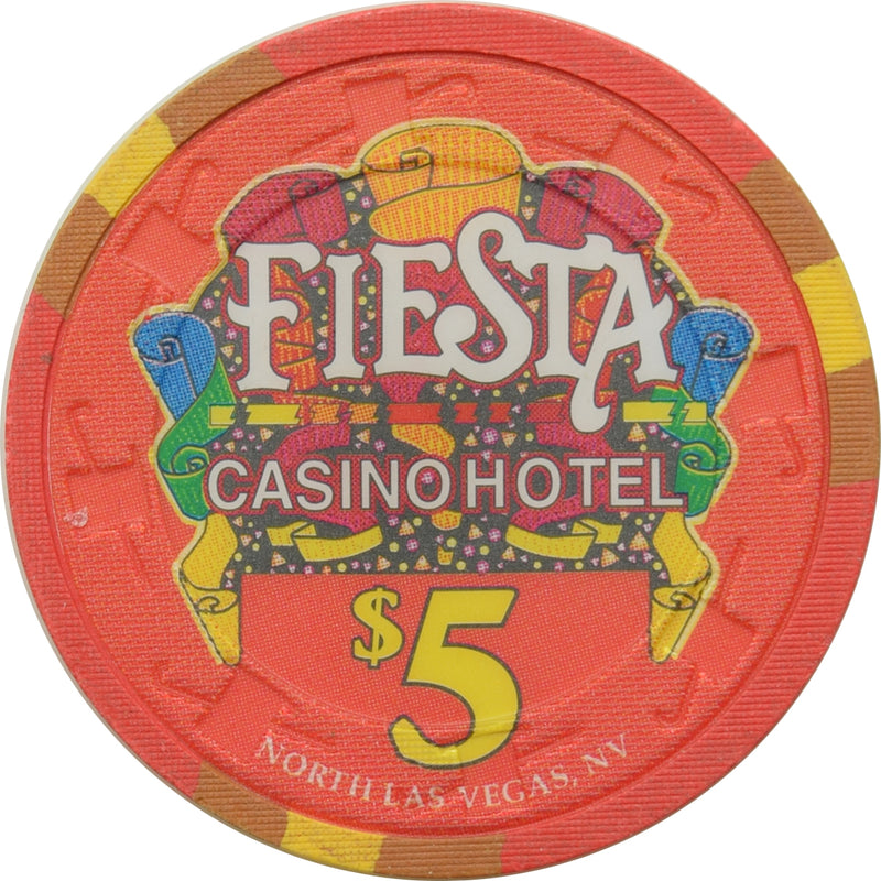 Fiesta Casino North Las Vegas Nevada $5 Grand Opening Chip 1994