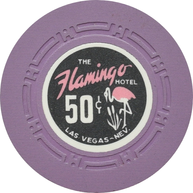 Flamingo Casino Las Vegas Nevada 50 Cent Chip 1972