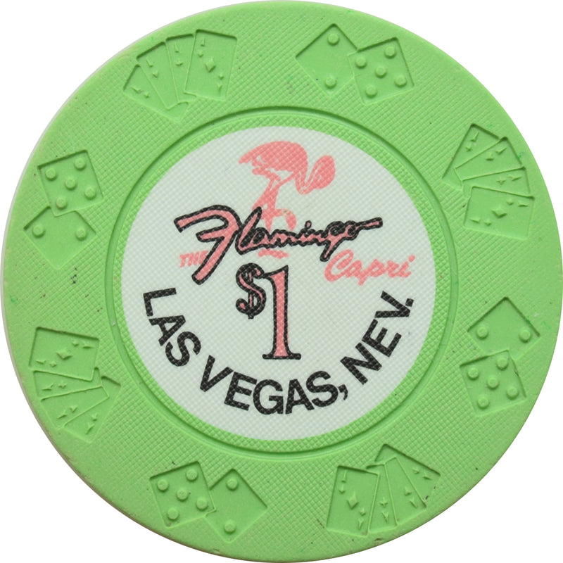 Flamingo Capri Casino Las Vegas Nevada $1 Chip 1973