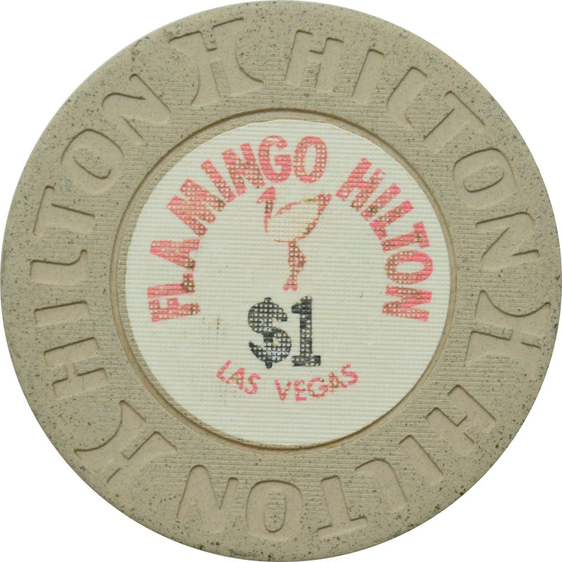 Flamingo Hilton Casino Las Vegas Nevada $1 Chip 1975
