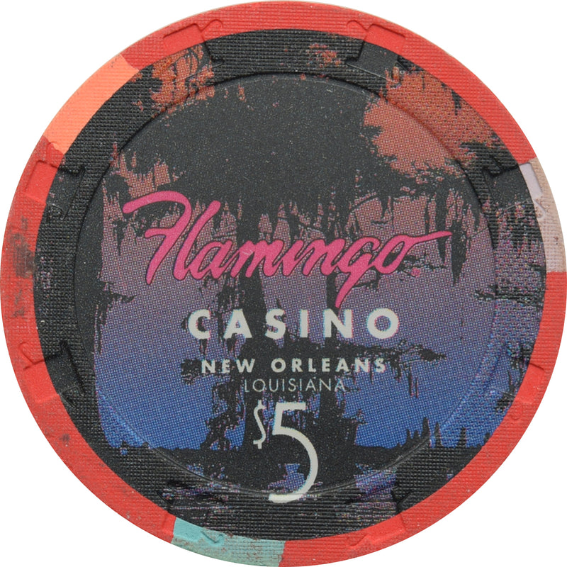 Flamingo Casino New Orleans Louisiana $5 Chip