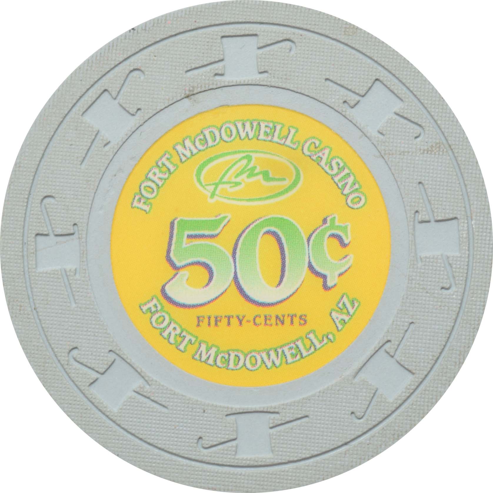 Fort McDowell Casino Ft. McDowell Arizona 50 Cent Chip