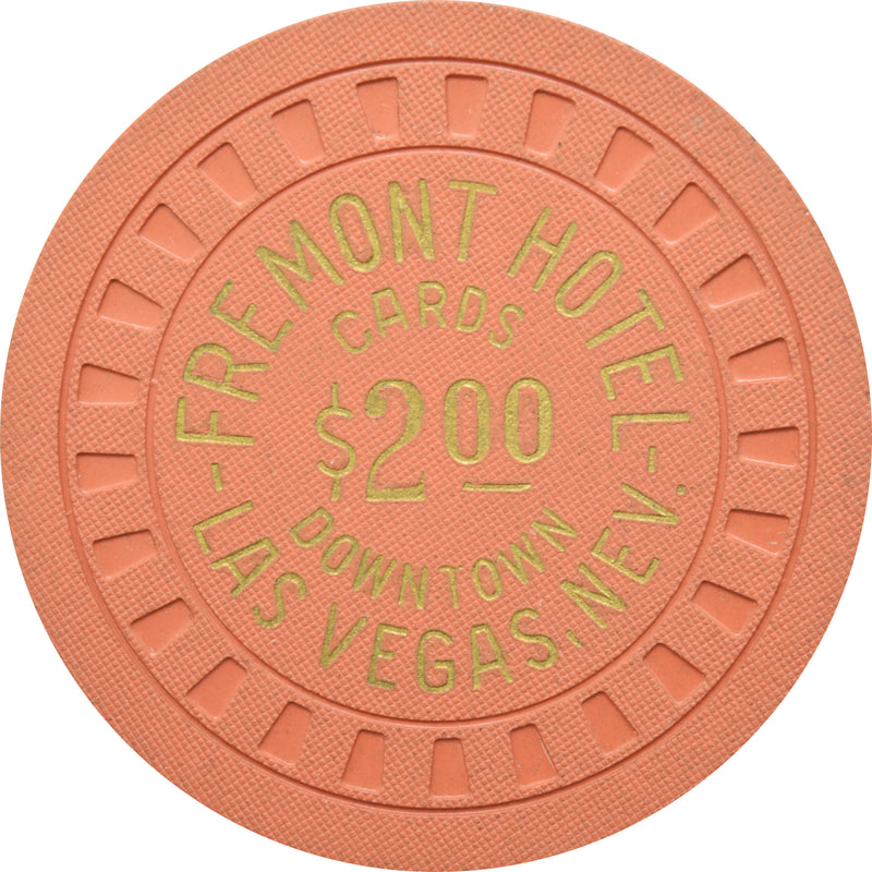 Fremont Casino Las Vegas Nevada $2 Cards Chip 1966