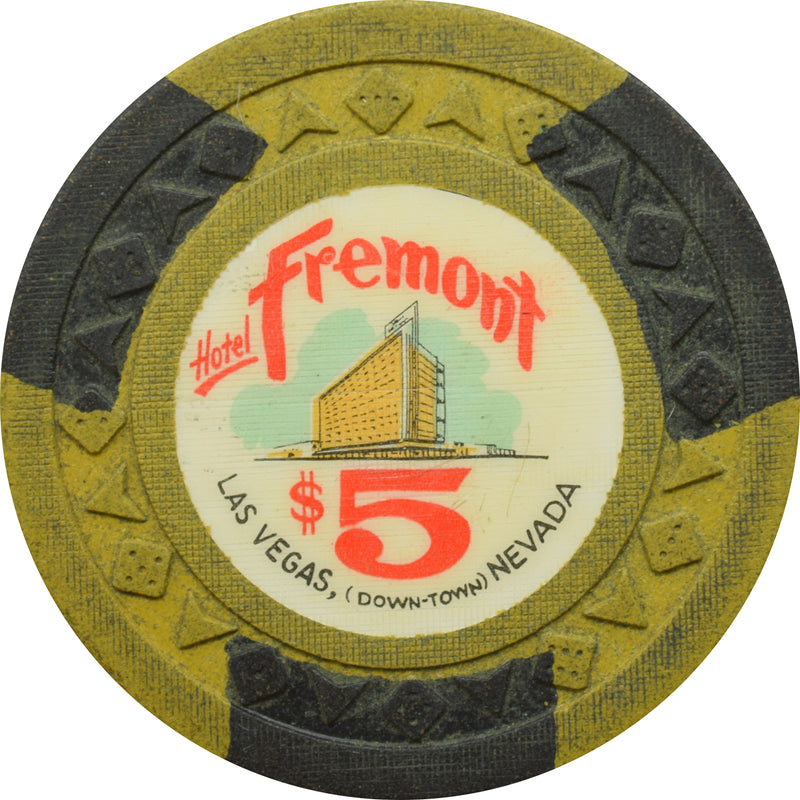 Fremont Casino Las Vegas Nevada $5 Chip 1965
