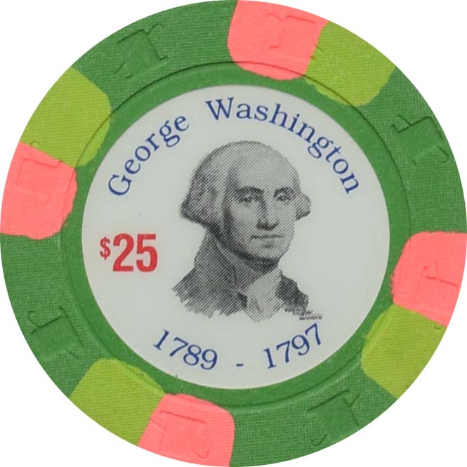 Paulson Presidents $25 Washington RHC Fantasy Chip