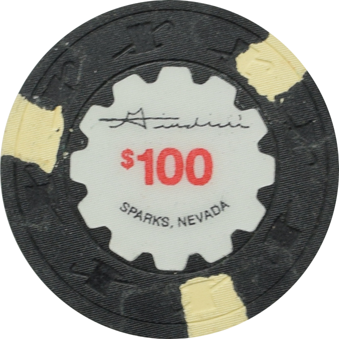 Giudici's (Victorian Gambling Hall) Casino Sparks NV $100 Chip 1989