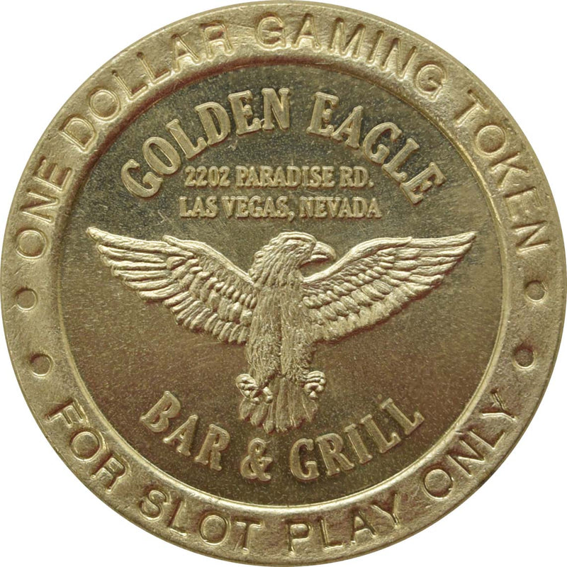 Golden Eagle Bar & Grill Casino Las Vegas Nevada $1 Token 1996