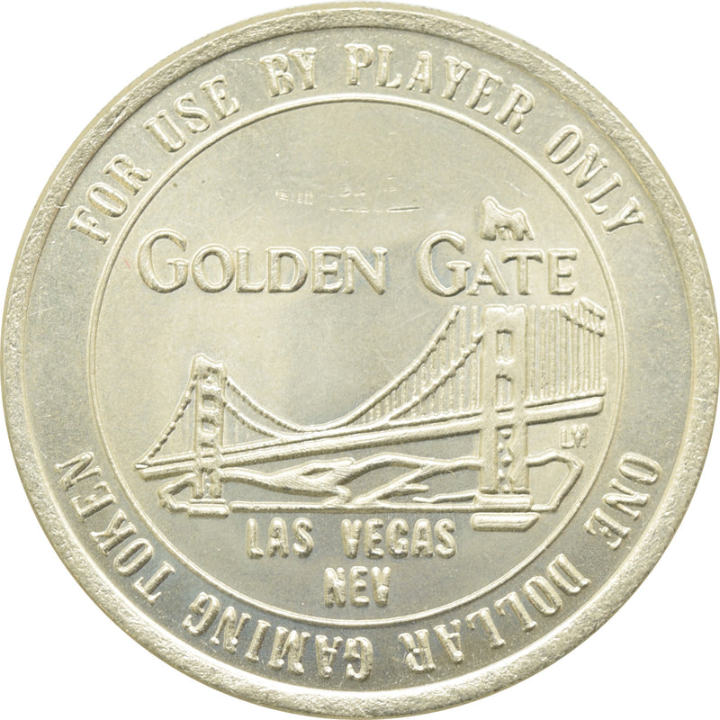 Golden Gate Casino Las Vegas NV $1 Token 1989