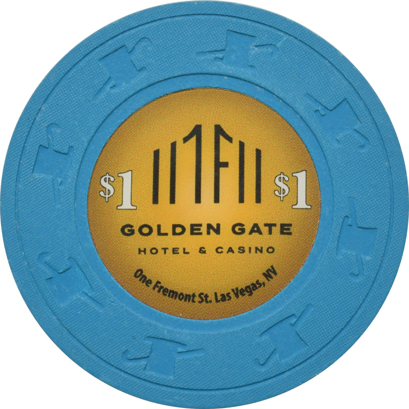 Golden Gate Casino Las Vegas Nevada $1 Chip 2021