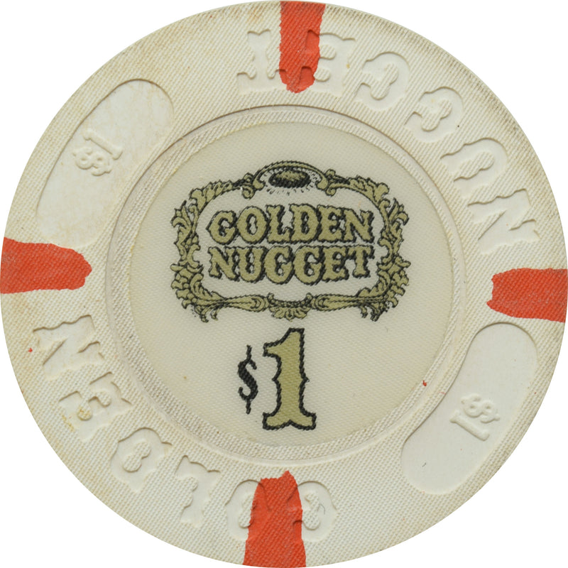 Golden Nugget Casino Atlantic City New Jersey $1 Logo Chip