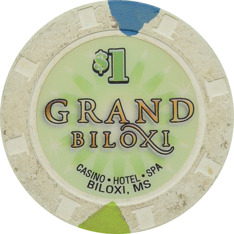 Grand Biloxi Casino Biloxi MS $1 Chip