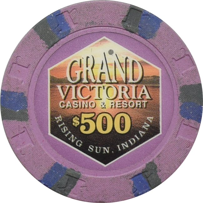 Grand Victoria Casino Rising Sun Indiana $500 Primary Chip