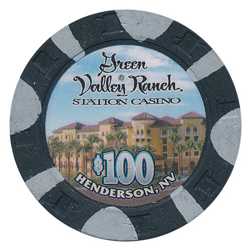 Green Valley Ranch $100 Casino House Chip - Spinettis Gaming - 1