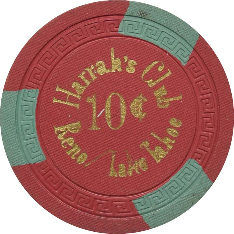 Harrah's Casino Reno & Lake Tahoe Nevada 10 Cent Chip 1955