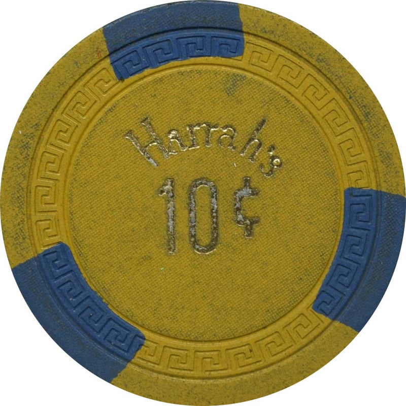 Harrah's Casino Reno & Lake Tahoe Nevada 10 Cent SmKey Chip 1950s