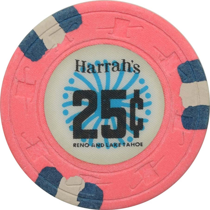 Harrah's Casino Reno & Lake Tahoe Nevada 25 Cent Chip 1970