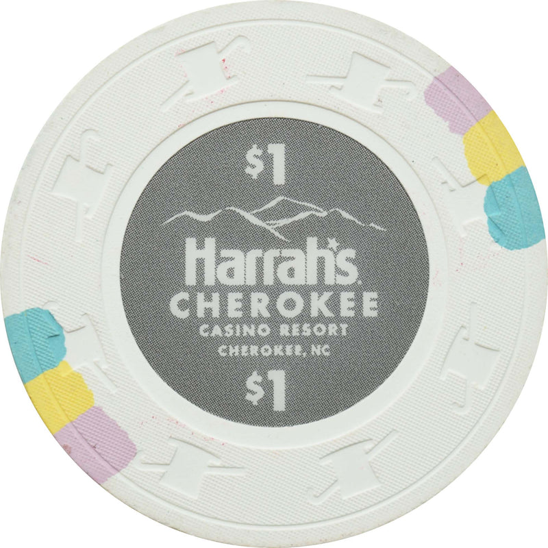 Harrah's Casino Cherokee North Carolina $1 SCV Chip