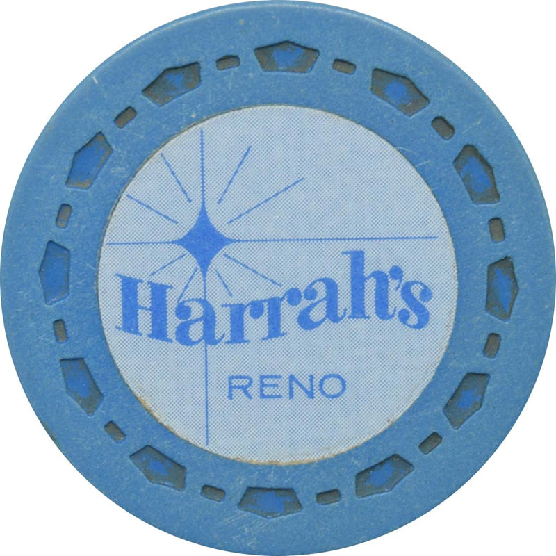 Harrah's Casino Reno Nevada Blue SmCrown Roulette Chip 1970