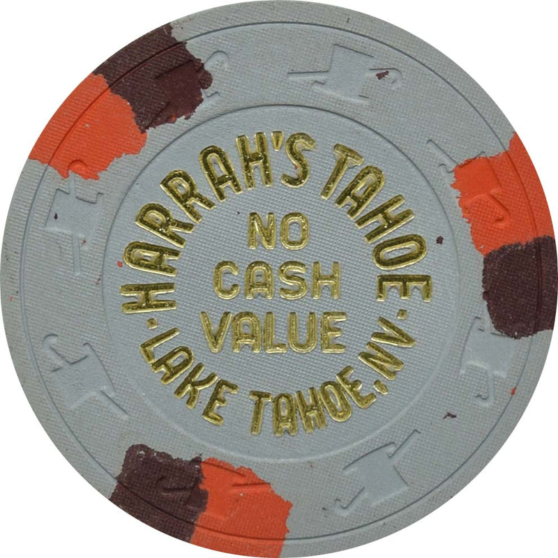 Harrah's Casino Lake Tahoe Nevada $5 No Cash Value Chip 1980