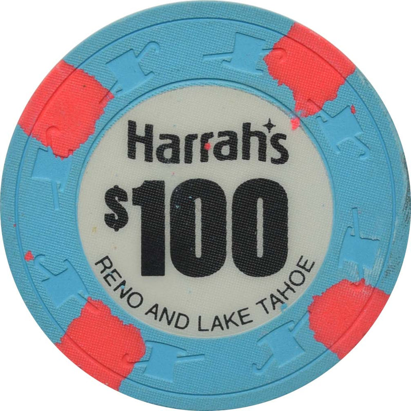 Harrah's Casino Reno & Lake Tahoe Nevada $100 Chip 1970