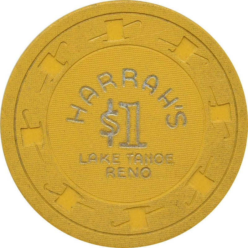 Harrah's Casino Reno & Lake Tahoe Nevada $1 Chip 1960s