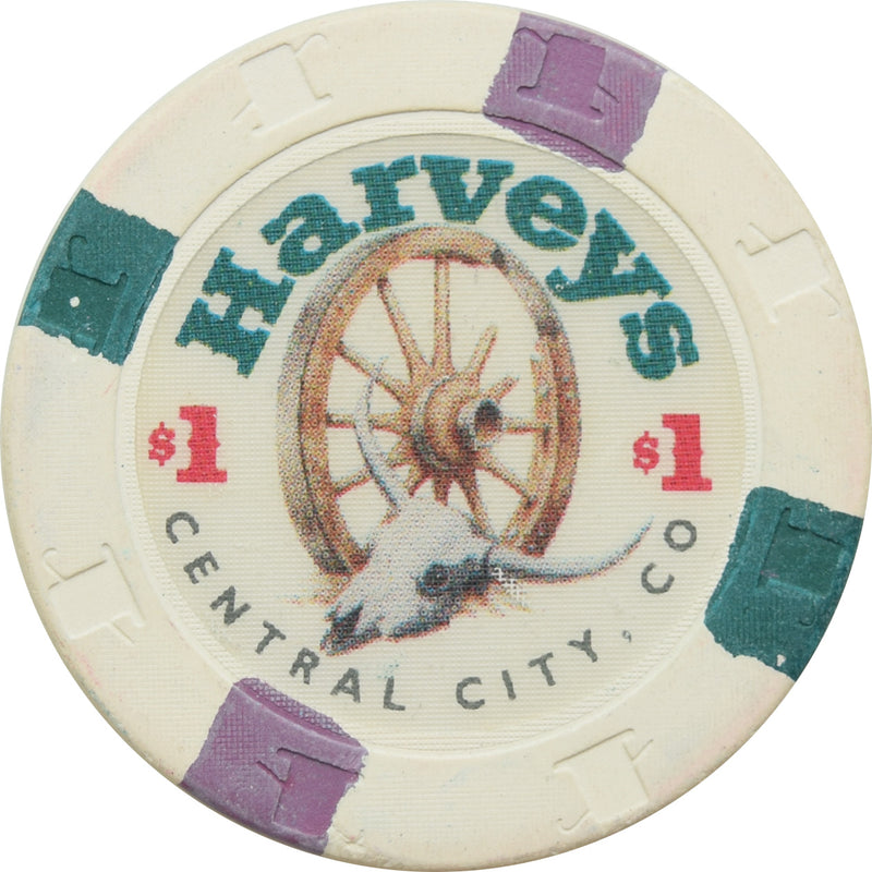 Harvey's Casino Central City CO $1 Chip