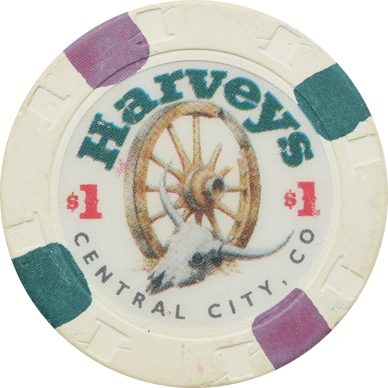Harvey's Casino Central City CO $1 Chip